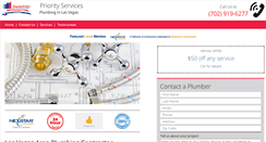 Desktop Screenshot of plumbinginlasvegas.com